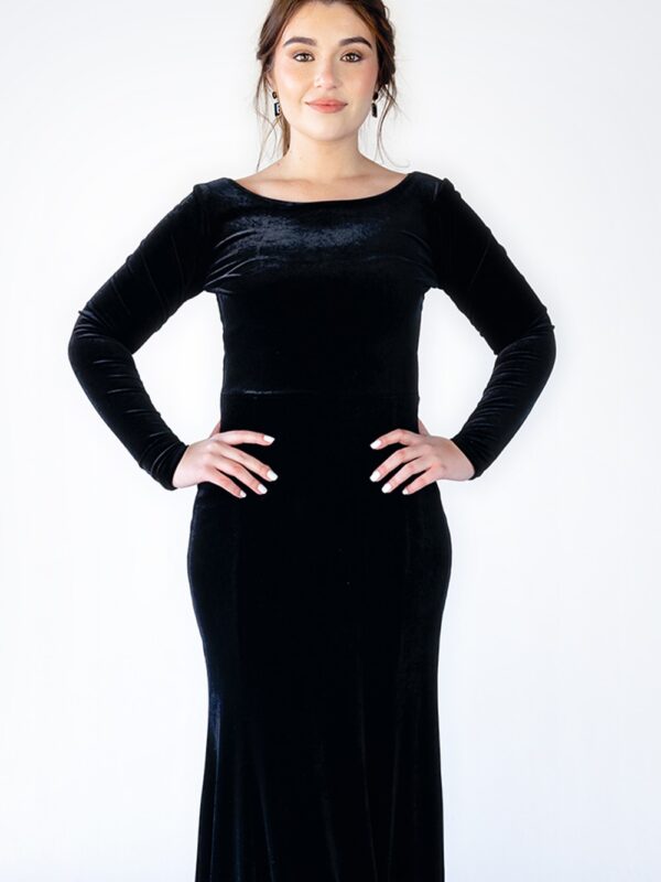 MiBella Bridesmaids Long Fitted Sheeves